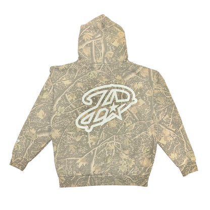 Dinero Camo Rhinestone Hoodie