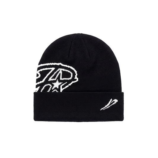 DInero Woven Beanie - BLACK